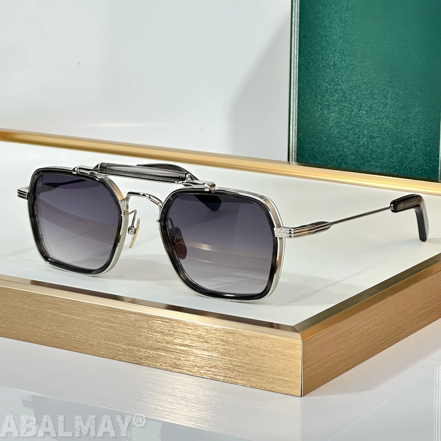 

KILPATRICK 54-23 Top Quality Mens Sunglasses for Women Classic Punk Luxury Titanium UV400 Designer Sunglasses with box