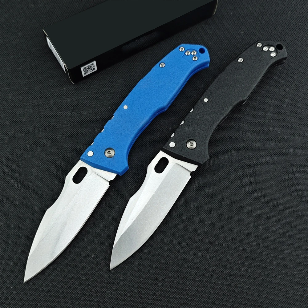 

Blue/Black C/S 4416 Folding Knife 440C Blade Nylon Fibre Handle Outdoor Easy To Carry Tools Hunting Knives with Original Box