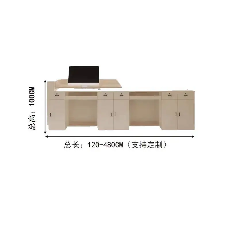 

Reception Professional Beauty Counter Reception Desk Modern Simple Caja Registradora Para Negocios Commercial Furniture