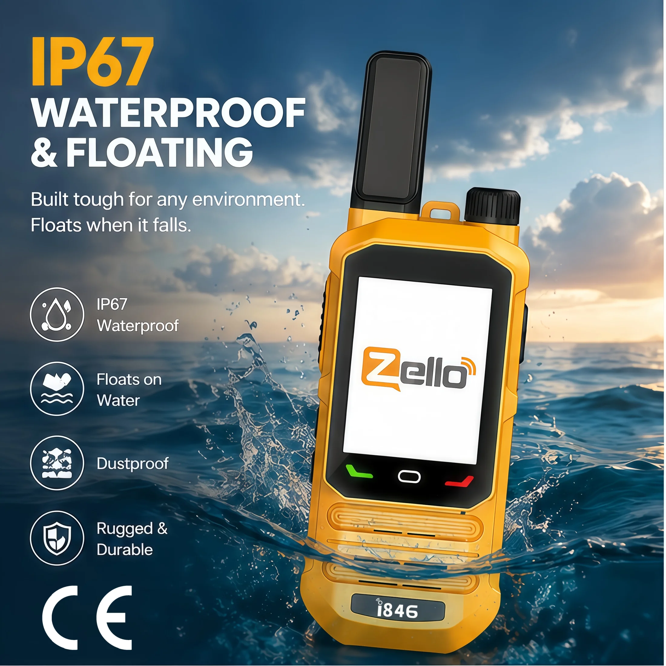 factory-ip67-waterproof-floating-4g-poc-walkie-talkie-with-gps-and-bluetooth-support-gxin-zello-outdoor