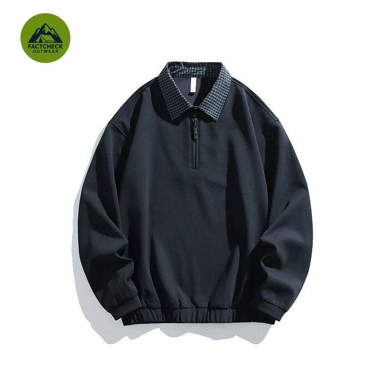 

FACTCHECK EU US Size High Quality Fashion Fake Two Piece Spliced Sweatshirt Men Streetwear American Loose Heavy Liquid