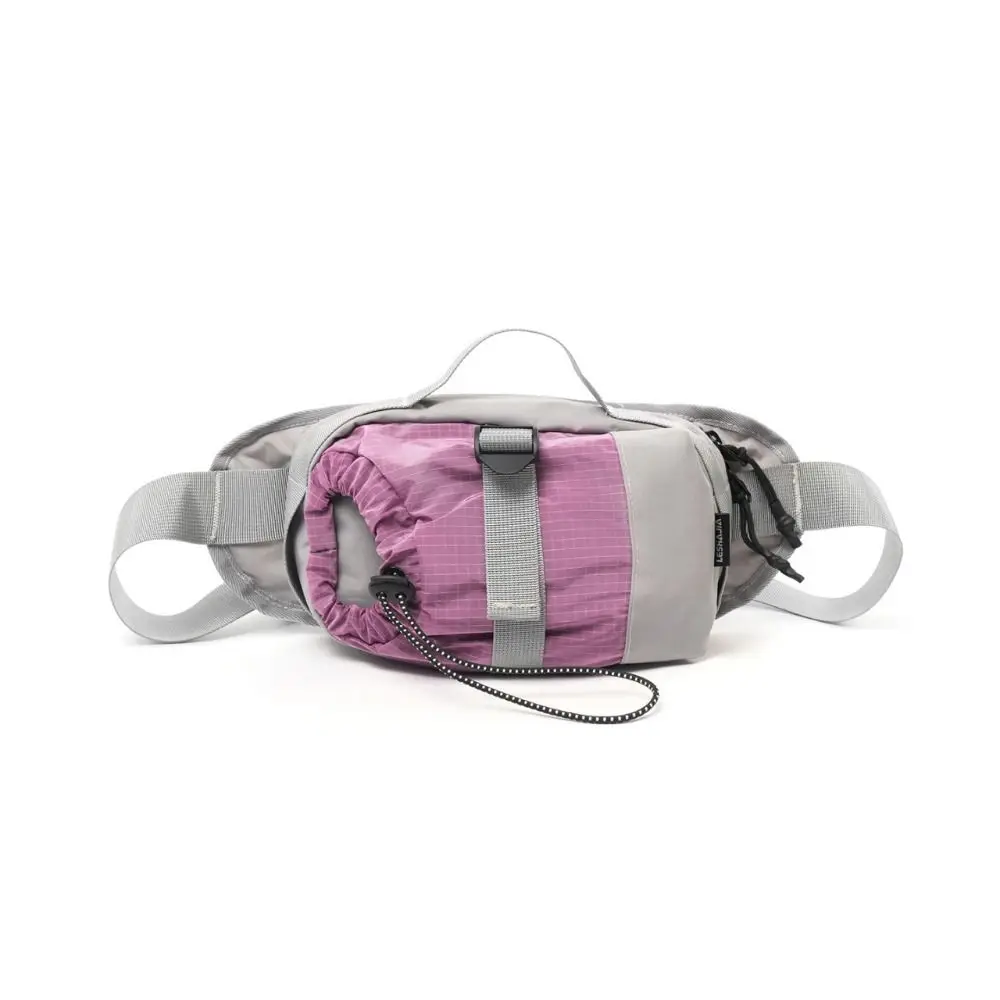 Korean Outdoor Crossbody Bag Kettle Compartment Minimalist Design Unisex Waist Bag 6 Colors Waterproof Camping Shoulder Bag