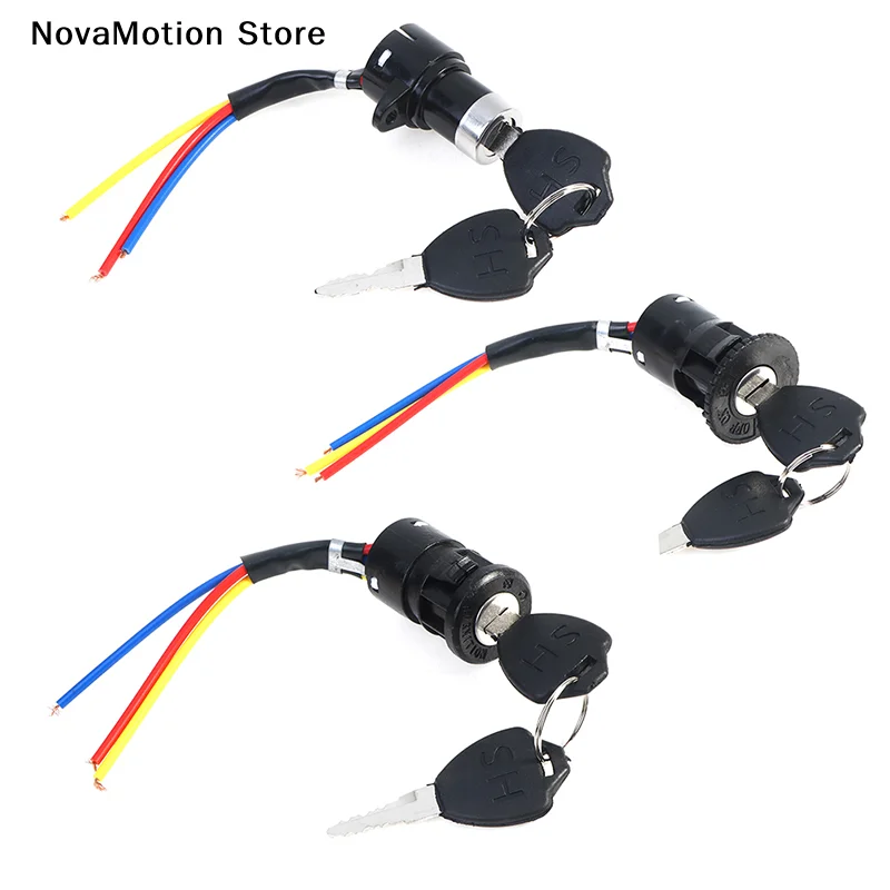 [NM]Universal Electric Bicycle Biking Portable Dustproof Cycling Parts For Electric Scooter Ignition Switch Key Power Lock[NM]