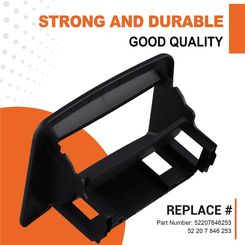 AB16-Car 52207846253 Center Armrest Box Switch Frame For BMW 5' F07 GT 2013-2018 Rear Middle Support 52 20 7 846 253