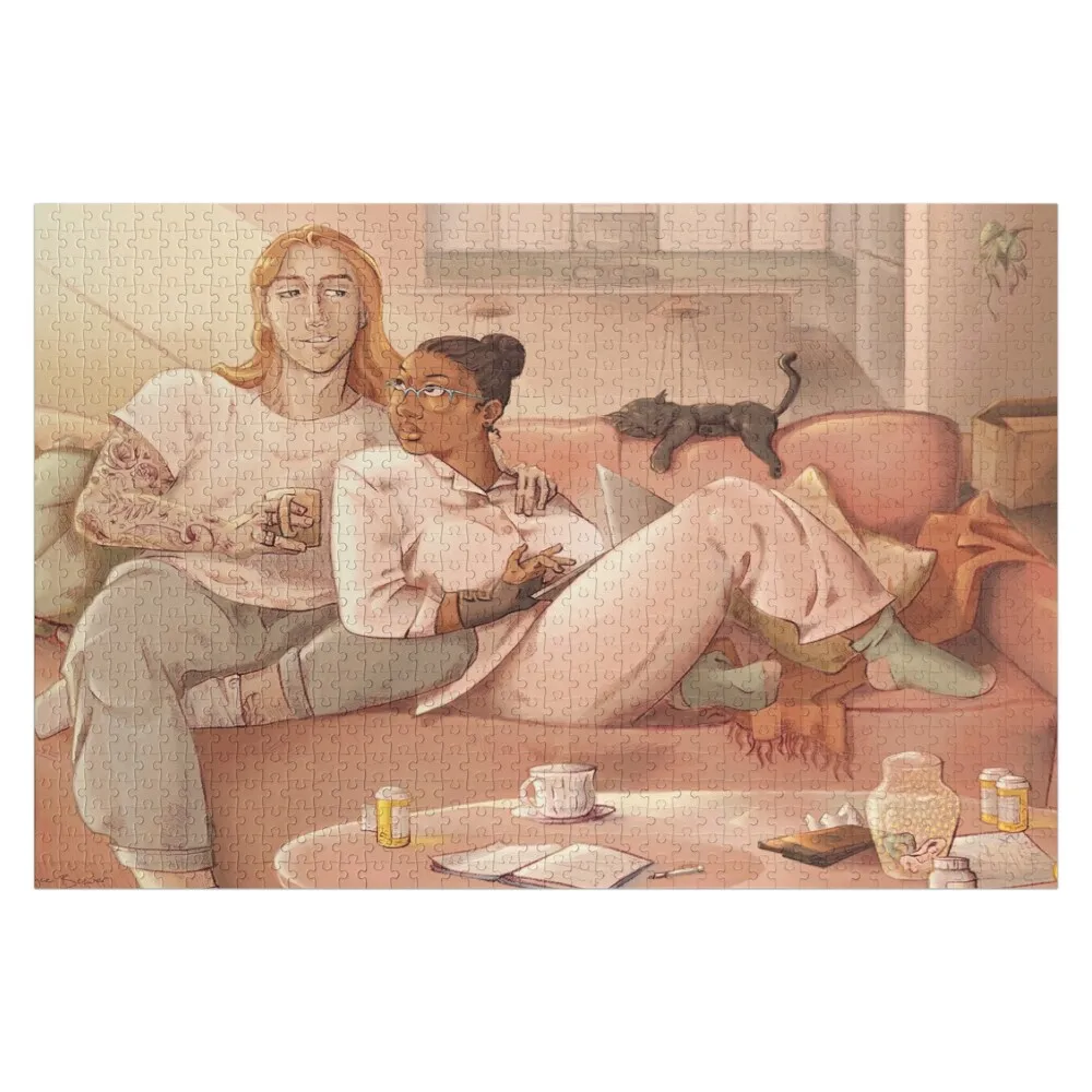 Get A Life, Chloe Brown Jigsaw Puzzle Woods For Adults Jigsaw Pieces Adults Customizable Child Gift Woodens For Adults Puzzle