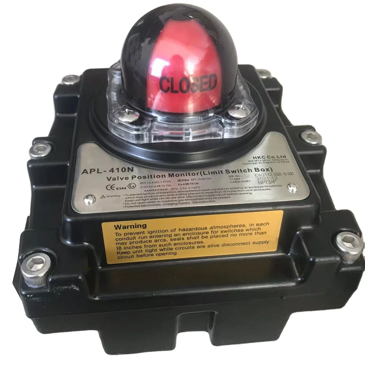 explosion-proof limit switch APL-410N Explosion-proof pneumatic valve echo device Protection level IP67