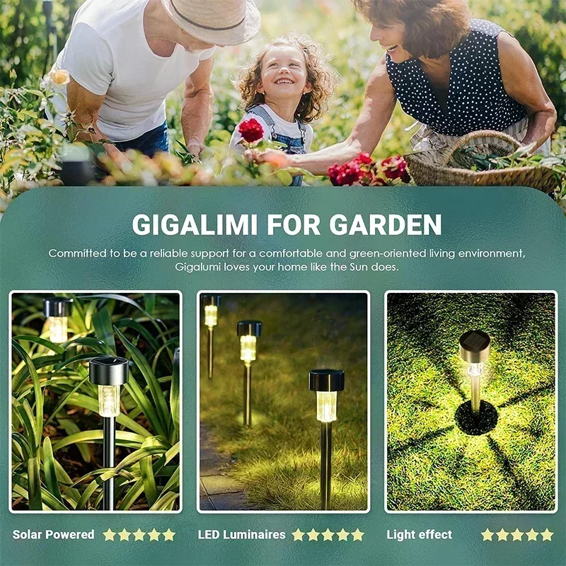 Solar Garden Path Lights 4