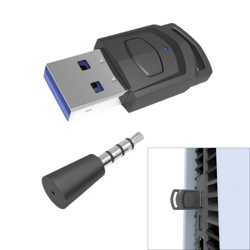 Connettori musicali wireless Adattatore dongle compatibile Bluetooth per cuffie per PC da gioco PS5 PS4 Plug And Play