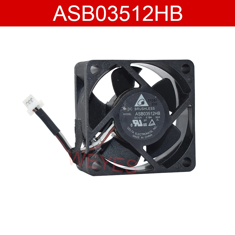 

NEW for ASB03512HB 3515 12V 0.18A 3 wires lines fan cooling working