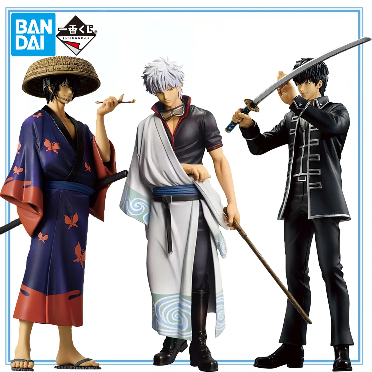

100% оригинальные духи Bandai Ichiban KUJI Gintama Sakata Gintoki Takasugi Shinsuke Hijikata Toshirou персонаж мультфильма