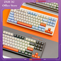 Ziyoulang M87 Silent Mechanical Touch Keyboard Russian Wireless Bluetooth Dual Mode Game Esports Office Computer Peripherals
