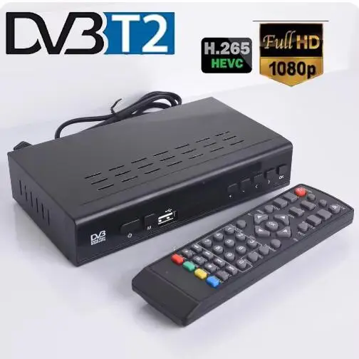 Récepteur TV numérique Espagne TDT HD, décodeur TV débar, décodeur Eaf, Youtube avec interface péritel LAN 2024 M, 100 DVB-T2