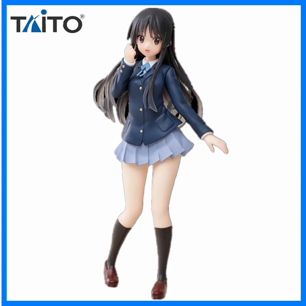 Oryginalna Anime Anime Coreful K-ON Akiyama Mio figurka Model z pcv kolekcjoner zabawki świąteczny prezent figurka lalka 20cm