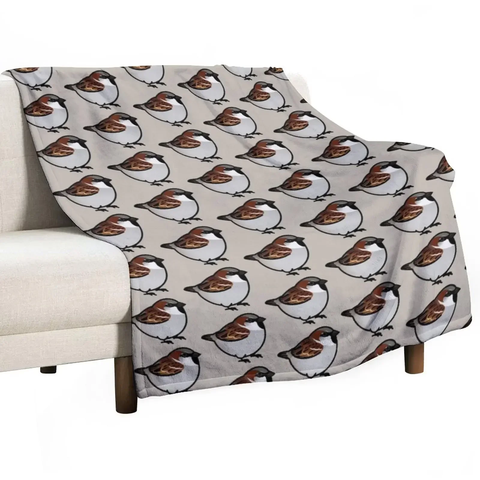 

Chubby House Sparrow Throw Blanket Sofa Hairys Weighted Blankets