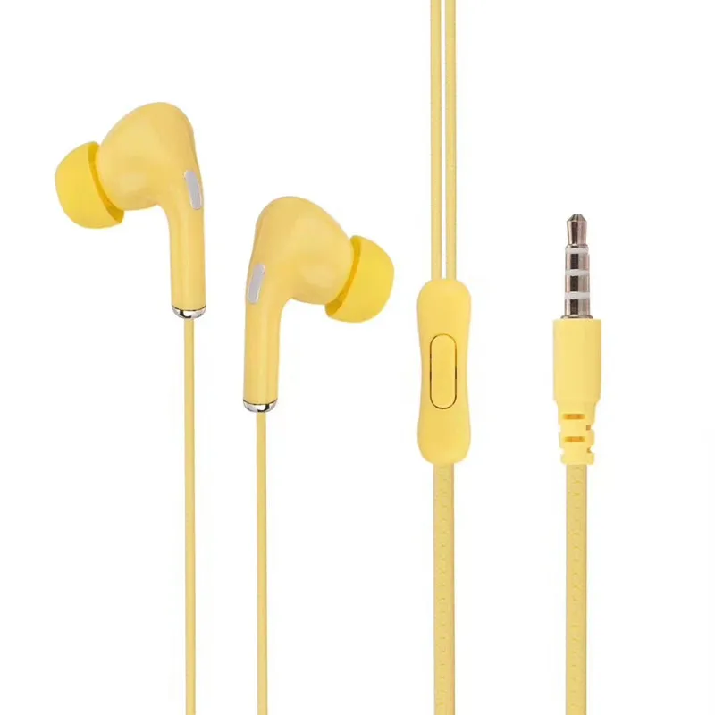 In-ear Earphone Headphone Headset Stereo Earbuds With Mic 3.5mm  Jack Wired For Iphone Samsung Huawei Xiaomi Redmi Phones