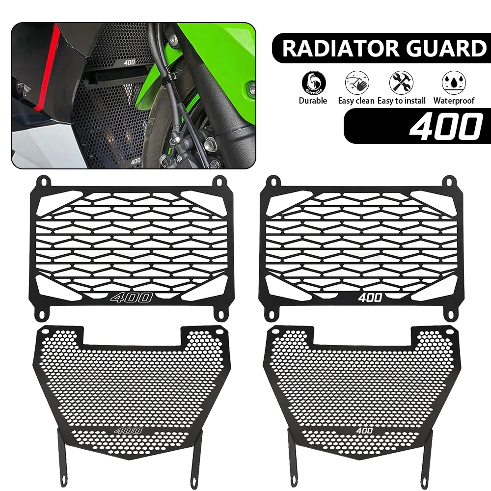 

FOR Kawasaki Z500 Z500 SE ABS Ninja 500 ABS KRT Edition Eliminator 400 450 2024-2025 Motorcycle Radiator Guard Cover Protection