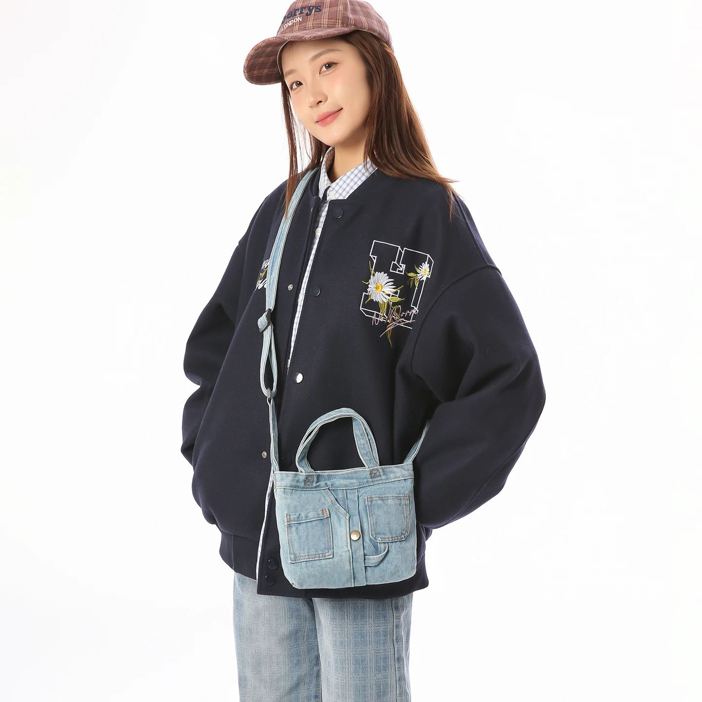 

Mini Denim Women's Bag Luxury Quality Shoulder Bag New Jeans Messenger Bag Y2K School Eco Bag Korean Shopper Top Handle Handbag