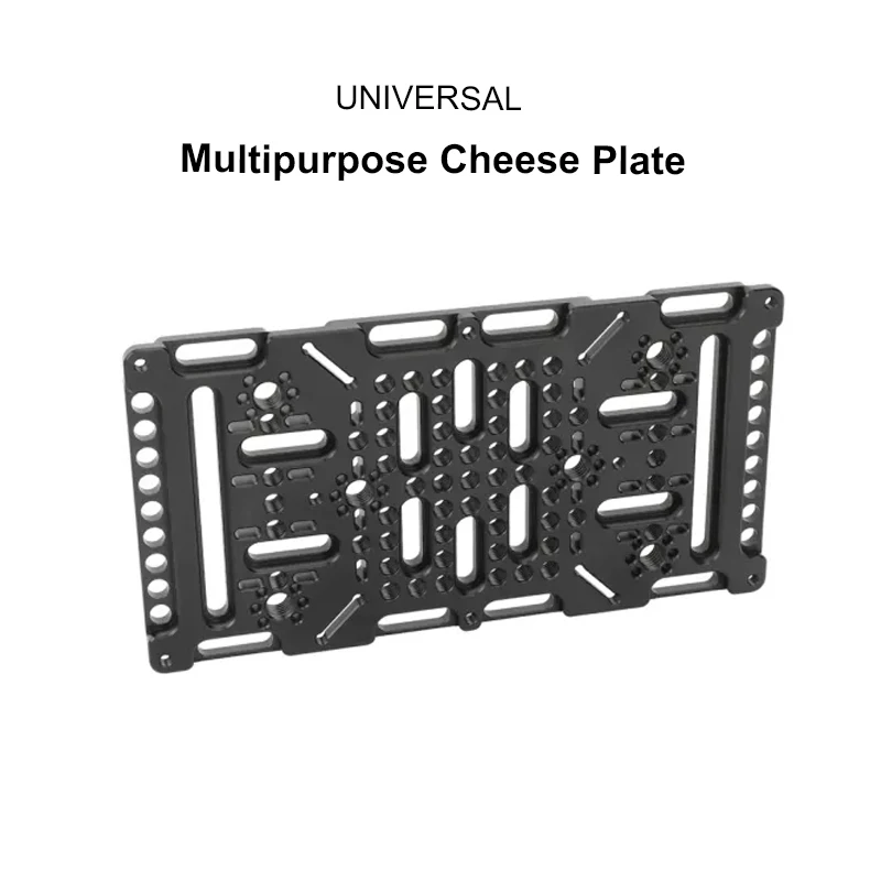 

CAMVATE Multipurpose Cheese Plate for VESA Monitors With 1/4inch 3/8inch threads For Mount Monitor Baseplate Extension Plate