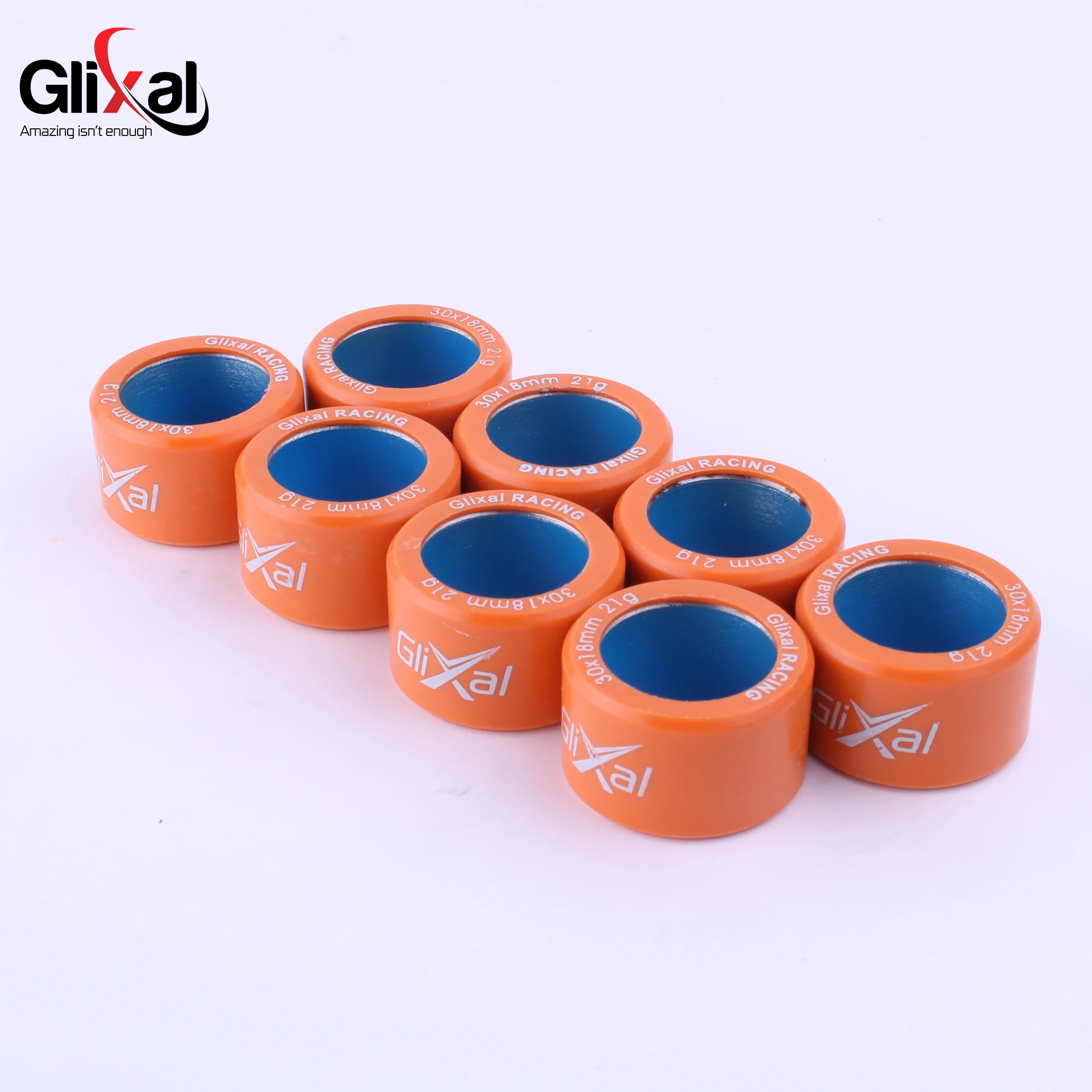 Glixal 30x18mm Heavy-Duty Racing Variator Roller Weights for CFMOTO X5 X6 X8 CF500 Suzuki Kingquad Arctic Cat 1000 ATV UTV Quads view 3