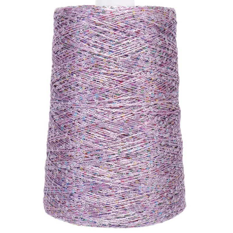 500 جرام عالية الجودة الماس حبة الغزل ، 2 مللي متر كثيفة مسافة قصيرة الترتر يتوهم الغزل ، DIY سترة سترة الملحقات خيط الكروشيه #6