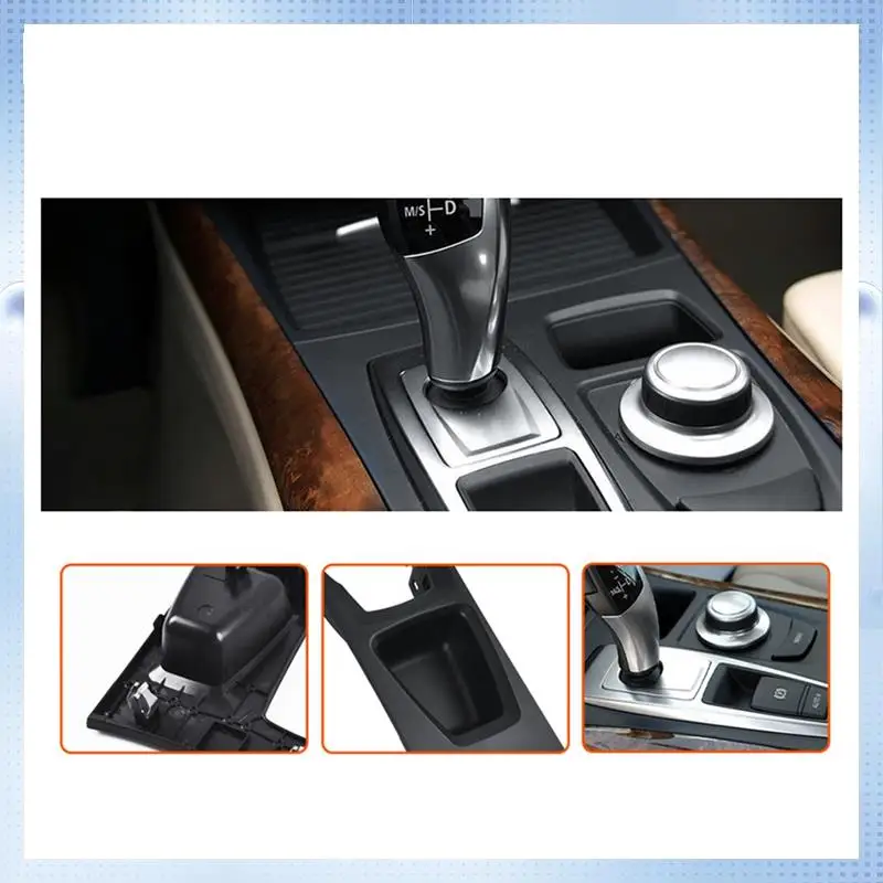 

AM-Car Central Console Cover Trim Gear Box Shift Cover Panel Car Central Console Cover Trim Forbmw A-B