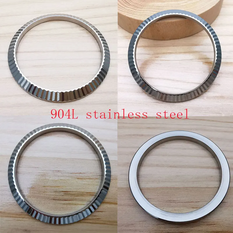 Верхний безель для часов RLX 41 мм Datejust 126334, детали часов Aftermarker, нержавеющая сталь 904L