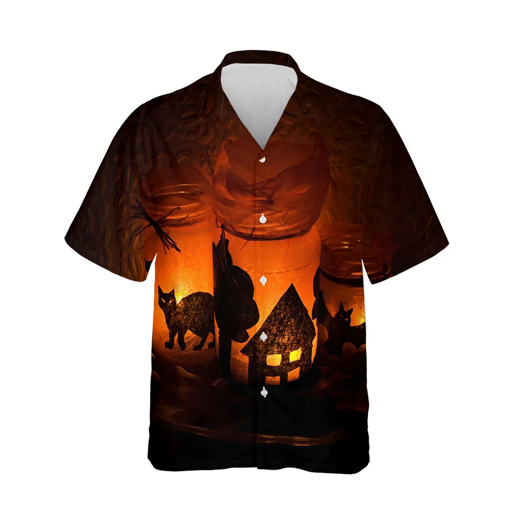 

Jumeast 3D Dark Souls Horror Men Shirt Halloween Night Clothes Streetwear Fashion Shirts For Men Comfortable Clothing Blouses