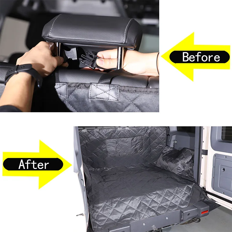 Trunk Mat Dog Back Seat Protector Pet Mat Camouflage Cargo Liner Car Trunk Carpet Car Accessories For INEOS Grenadier 2020-2026 5