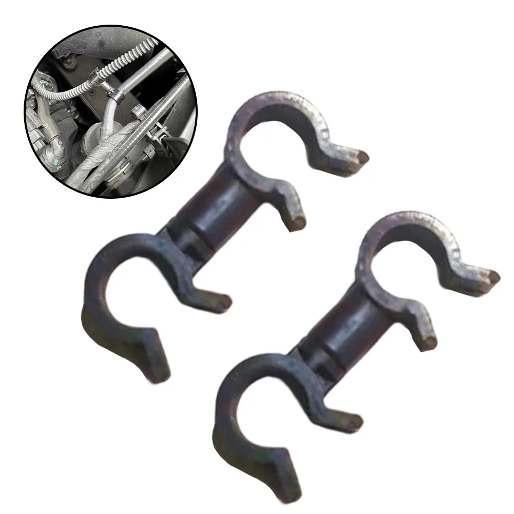 2Pcs Engine Bay Hose Clamps Clips Anti-Friction Brackets For EA839 Engine Cooling Lines Fixed Clip Fasteners Clips Accessories