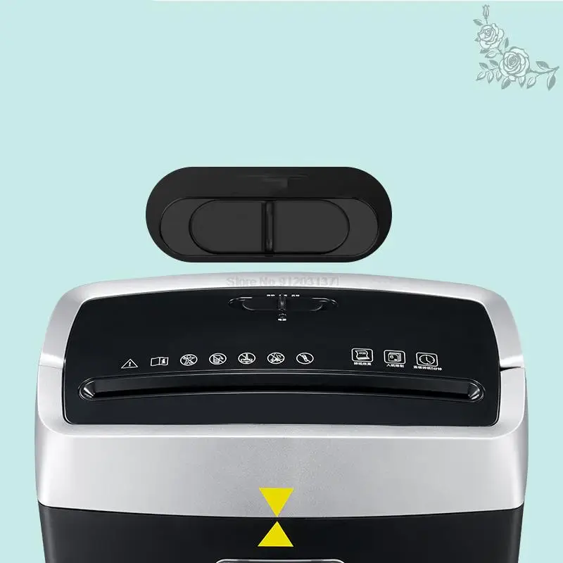 Mini Household Shredder S6015 Paper Shredder Office Electric  Mute Pulverizer ABS Material Continuous Paper Breaking 4-6 Minutes
