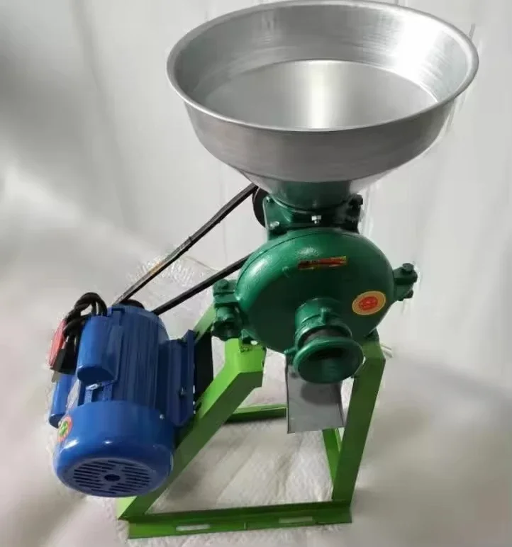 Commercial Grinder Dry and Wet Corn Grain Flour Grinder Dry and Wet Grain