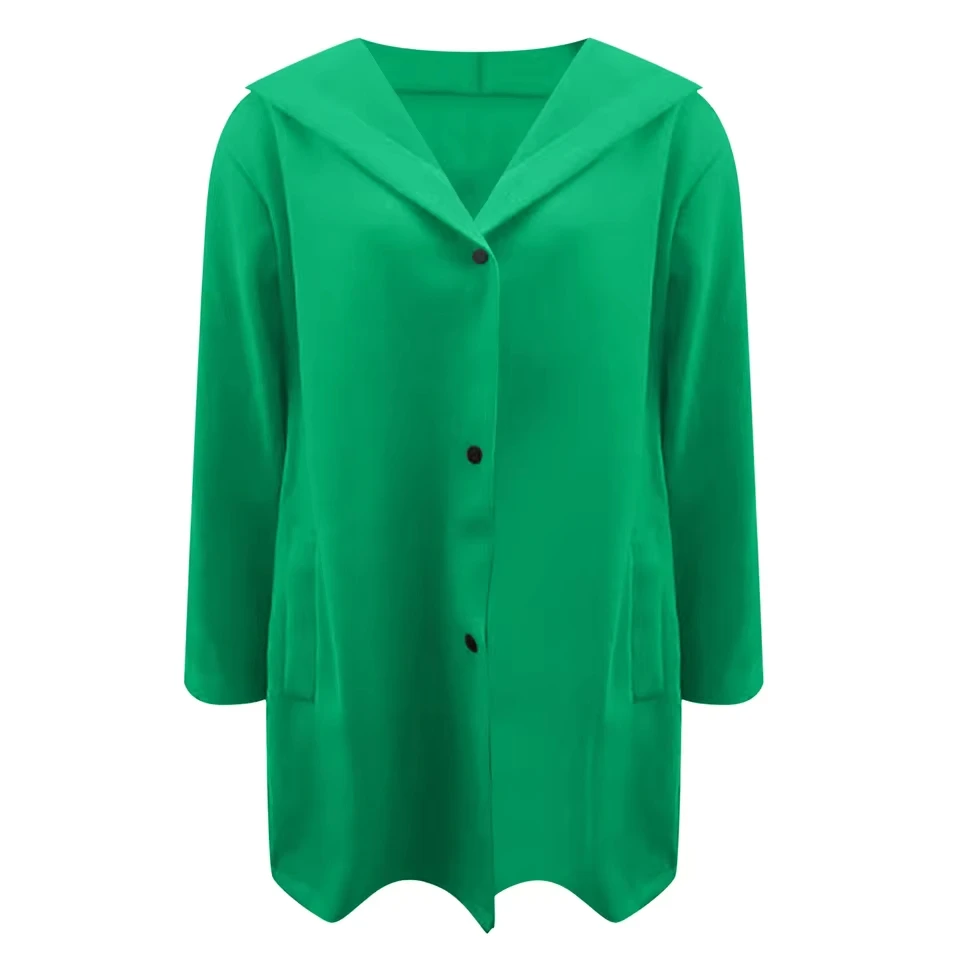 

Women's Plus Size Casual Hoodie Color Block Plush Sweatshirt Zipper Coat Autumn Winter Loose large size Warm Coat outerwears