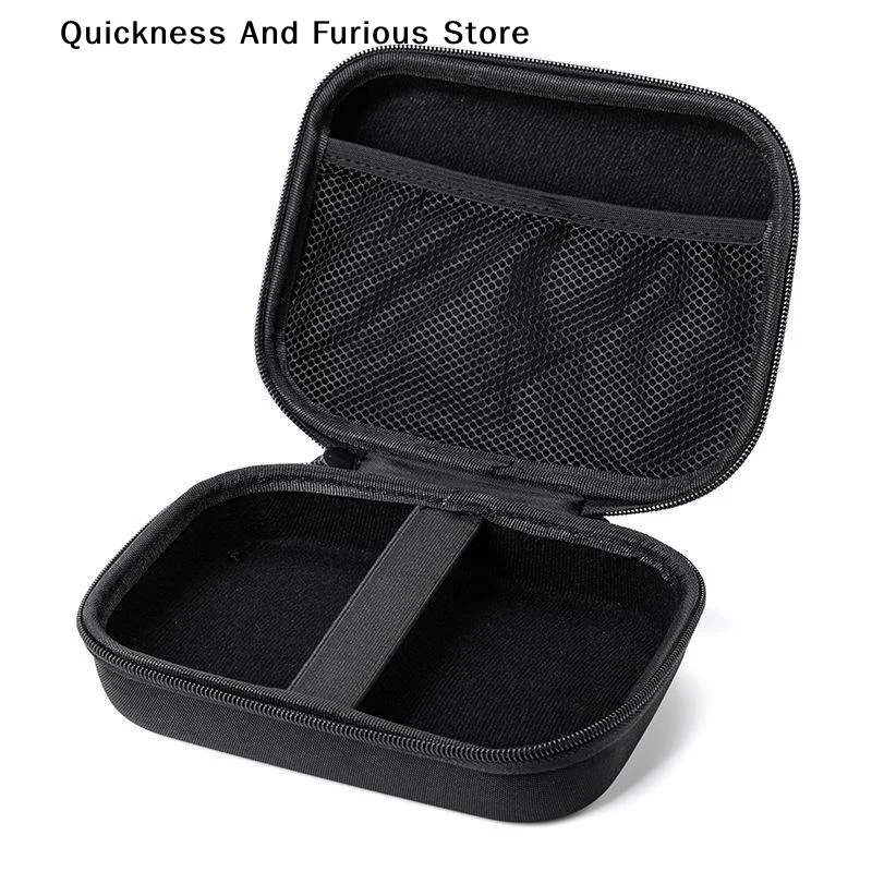 【T】Hard EVA Carrying Storage Case With Non Slip Handle Inner Mesh Pocket For Cables Chargers Game Console Travel Electronics