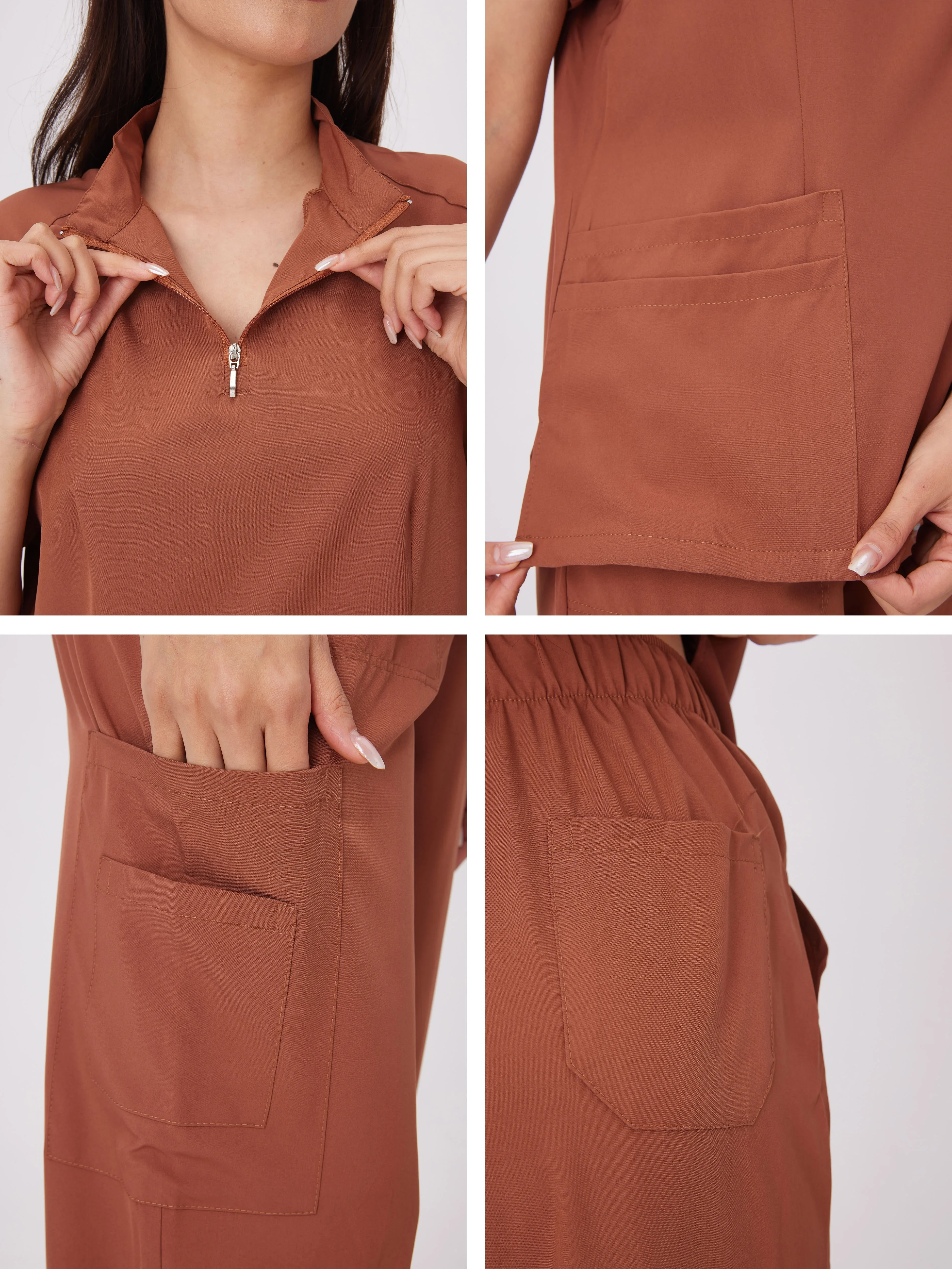 고급 병원 치과 진료소 간호사 유니폼, 수술실 미용실, 유행 의료 작업복 세트, 의사 및 간호사