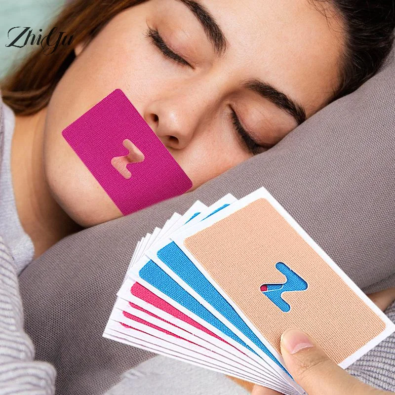 

10Pcs Anti Snoring Sleep Mouth Tape Best Breathing Nasal Strips Medical Grade Improved Sleeping Keep Mouth Close Prevent Snoring