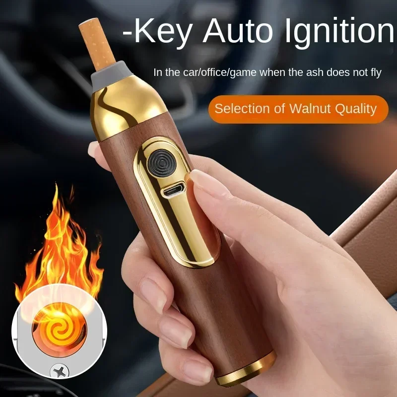 Lazy Cigarette Holder Lighter Cigarette Ash Smoking Artifact Non Bouncing Ash Circulation Cigarette Holder Car Ashtray Anti Ash