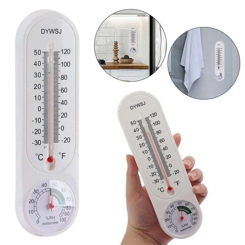 Temperature Hygrometer Two-In-One Analog Weather Gauge Station Nursery,Humidity Wall Hung,Room,Meter Accessories  For Breeding