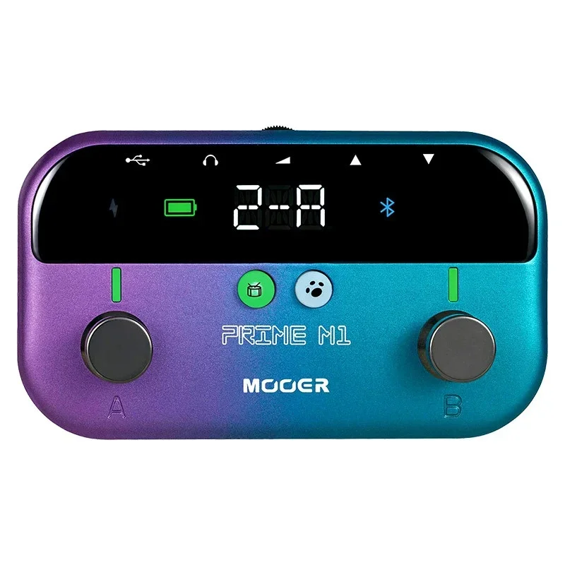 MOOER PRIME M1-máquina de efectos de guitarra eléctrica, acompañamiento de bajo inteligente con bucle de grabación, compañero completo de fagot