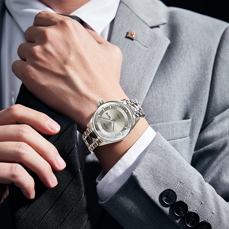 DOM New Hot Men's Watch Fashion Simple Watch Male Commerce Watch Steel Mesh Sports Wristwatches Quartz Simple Casual Watch 8835