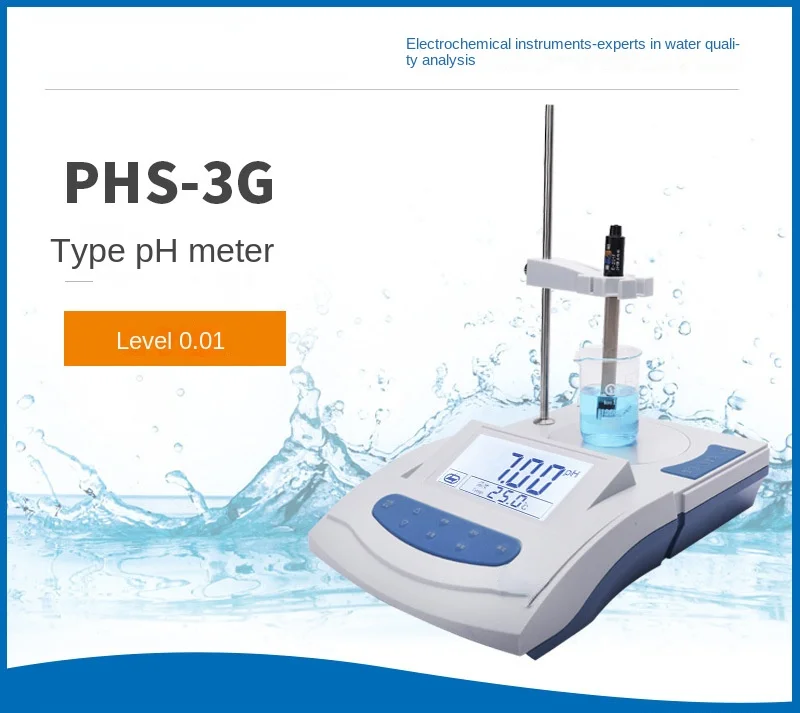 

PHS-3G лабораторный pH-метр промышленный настольный pH-метр цифровой дисплей pH-метр кислотности