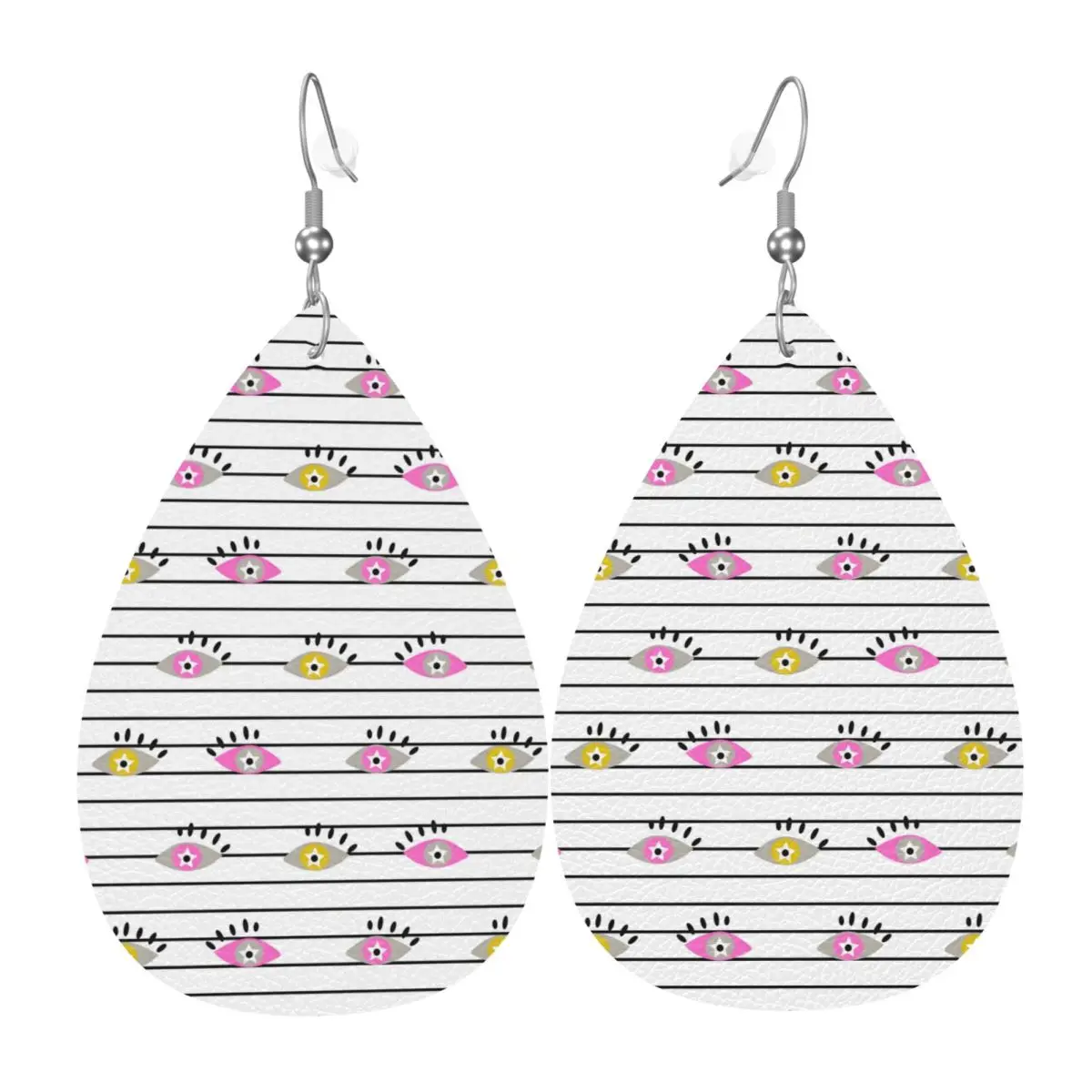 

Пользовательские Ferragnies Eyes C-Chiara висячие серьги кожаные серьги для женщин модные для вечеринок