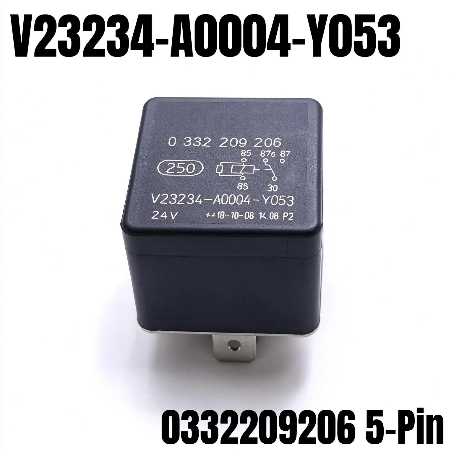 Auto Relay Brand New Original V23234-A0004-Y053 24V 0332209206 5-Pin Brand New High-Quality Auto Parts