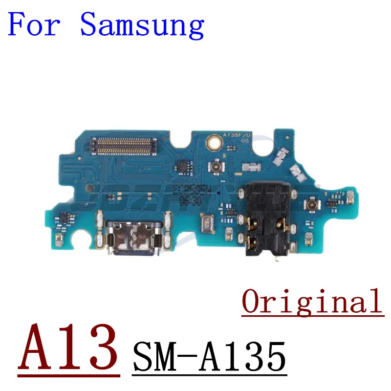 USB Charger Charging Port Dock Connector Board Flex Cable For Samsung Galaxy A12 A125 A127 A13 A135 A137 A20 A205 A207