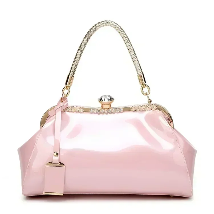 Factory direct ladies light plastic patent leather shell bag foreign trade single womens bags wholesale summer and autumn new