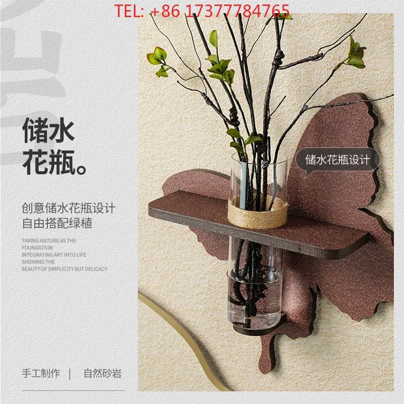 Hydroponic Green Plants Entrance Decorative Painting High Aesthetic Wall Hanging for Corridor Aisle F Wall