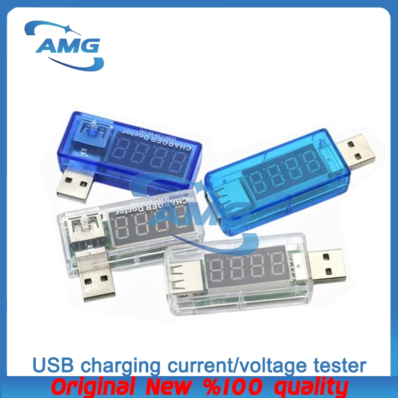 Digital USB Mobile Power charging current voltage Tester Meter Mini USB charger doctor voltmeter ammeter LED display