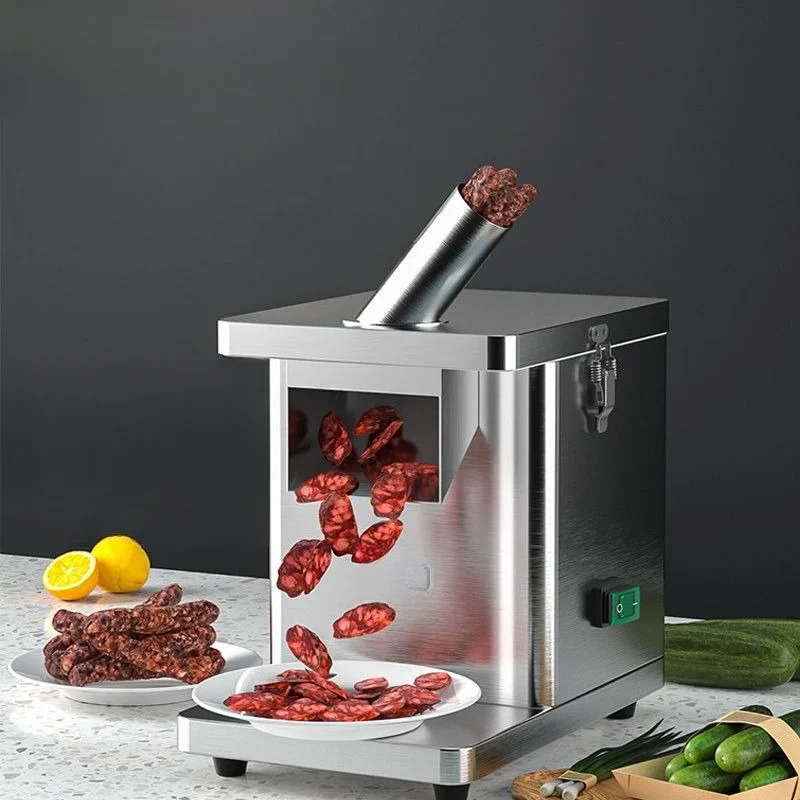 

Multifunctional slicer, commercial electric automatic, stainless steel, miter