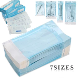 200-10PC Disposable Self-sealing Sterilization Pouches Bag 7 Sizes Tattoo Nail Art Accessories Supplies Self-adhesive Clean Bags