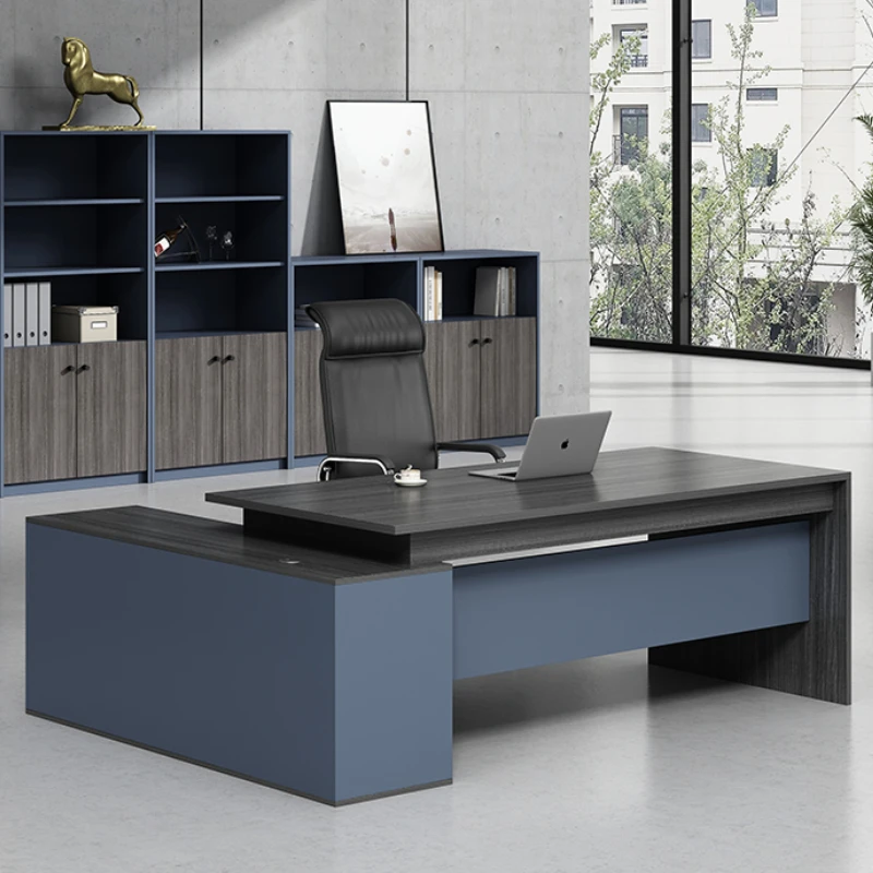 

Organizer Office Computer Table Base Gaming Drawer Writing Study Computer Desks Storage Wooden Set Biurka Komputerowe Furniture