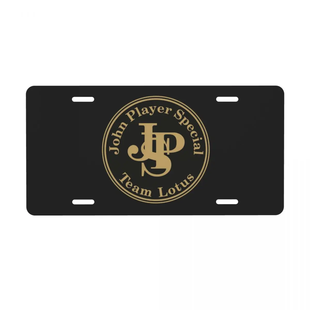 Custom Novelty JPS John Player Decorative Metal License Plate Special Team Lotus Aluminum Car Front Vanity Tag 6x12 Inch